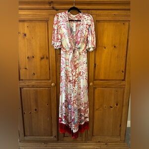 Celie Flutter Sleeve Wide Leg Jumpsuit